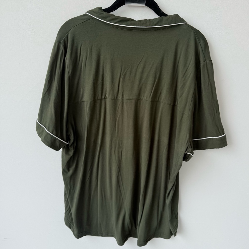 Cozy Earth Women's Bamboo Stretch-Knit Short Sleeve Pajama Top only size XL - Picture 5 of 5